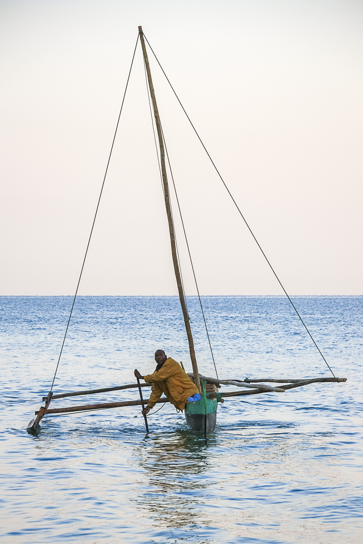 boat fisherman sea Madagascar