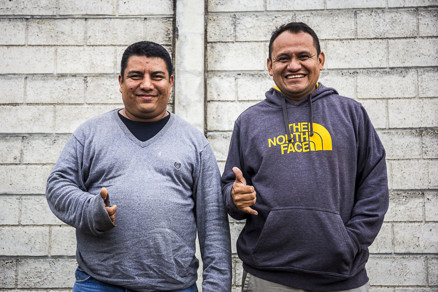 people portraits two men Honduras