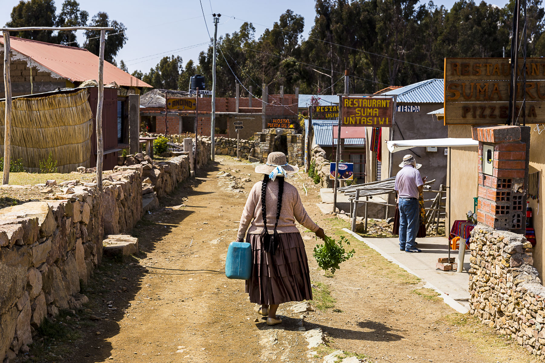 woman Bolivia village